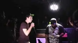 White Kid Chokes on His Lyrics at Freestyle Rap Battle