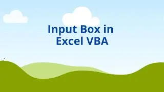 Inputbox in Excel VBA | VBA tutorial