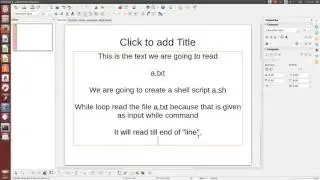 How to read a txt file using Unix script line by line - tutorial