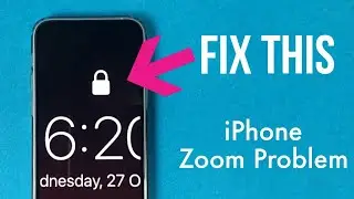 Zoomed Screen Problem iphone  [Permanent Fix] | Zoom out from lock screen on Iphone 12/13