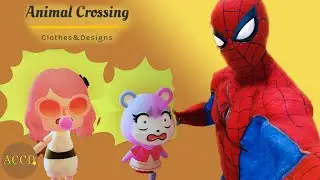 Top 20 Superheroes Custom Clothes In Animal Crossing (Marvel/DC) [Design Codes]
