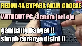 Redmi 4A lupa akun google setelah factory reset-cara bypass akun google redmi 4a