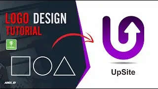 Letter U Creative Logo Design Tutorial in Coreldraw for Beginner & Expert #arex_id #logodesign