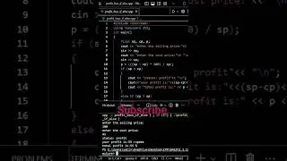 find profit or loss c++ code (code link in discription)#coding #cpp