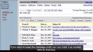 SquirrelMail Open Messages