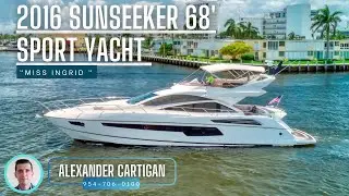 2016 Sunseeker 68' Sport Yacht “Miss Ingrid” [$1,650,000]