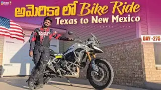 అమెరికా లో Bike Ride Texas to New Mexico | WORLD RIDE DAY 275 | Bayya Sunny Yadav