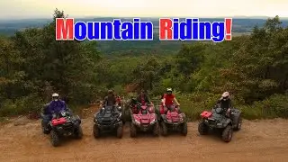 ATV Riding in the Ozarks!! First ride with the Kawasaki!