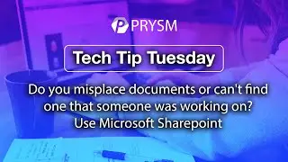 Do you misplace documents or can't find one that someone was working on? Use Microsoft SharePoint