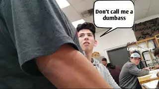 Kid starts cussing at teacher for calling him a dumbass| Vlog#23