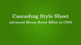 advance hover effect with css3