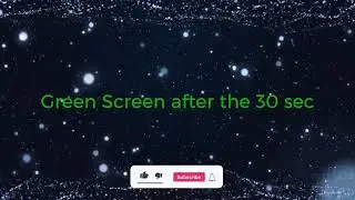HD Green Screen | Beautifull Floating Particles with Floor and Sky done with After Effects
