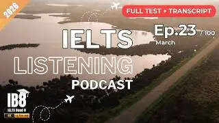 IELTS Listening Podcast Ep 23 Practice Test | Ngày quốc tế hạnh phúc | Full Test & ASMR 