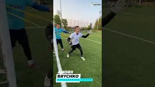 Andrii Brychko goalkeepers training. Head coach Bravry Goalkeepers Academy. Ostrovia 1909
