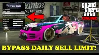 EXTEND/BYPASS DAILY SELL LIMIT! (GTA 5 Online) Sell more cars easily! Make more money!