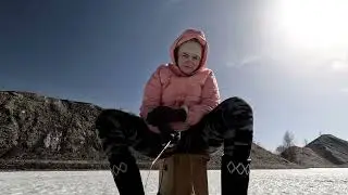 Зимняя рыбалка весной на карьерах🤣