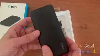 Крутой Повербанк Ttec PowerSlim Duo 10000mAh, USB Type C (2BB163S) Poverbank батарея акумулятор