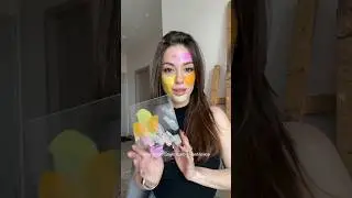I paint a picture with my body in 40 minutes 🎨 Subscribe, there is too much creativity here 