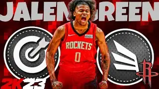 NBA 2K23 THIS JALEN GREEN BUILD IS AN EXPLOSIVE COMBO GUARD!! | CRAZY DUNKS AND CAN SHOOT THREES