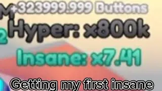 Getting My First Insane Button Simulator Grind 2