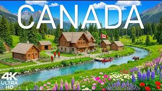 Canada 4K – Majestic Rocky Mountains, Vibrant Autumn Forests & Breathtaking Wilderness Beauty
