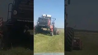 Косилка самоходная универсальная КСУ-2 в агрегате с  косилкой роторной фронтальной GM-500R