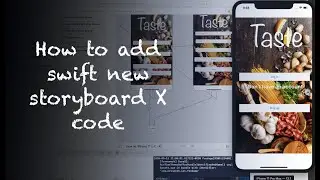How to add a Storyboard to an Existing Project X code