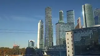 Москва-Сити Киберпанк, станция метро Выставочная