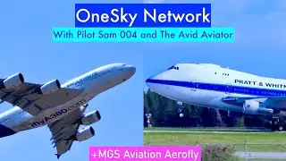 A380 Retirement, 5 Engine 747 Pratt and Whitney Flying Testbed: OneSky Collab 4