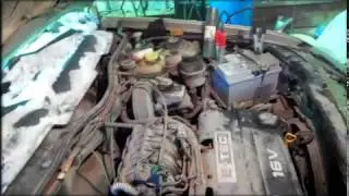 Replacing the timing belt, rollers, and water pump. Daewoo Nexia.
