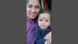 mother and daughter moments | cute baby😍 #shreejashivamogga #cutebaby #momdaughterstatus