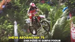 Pejuangan SHEVA ARDIANSYAH 75 podium 3 MX NOVICE