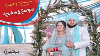 Punjabi Wedding Taser 2024 | Lovedeep + Sarvjeet | Fun Photography & Studio 8191053557