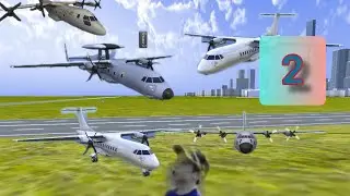 взлетел на всех самолётах турбопроп флайт симулятор 2 часть 😵😵😵