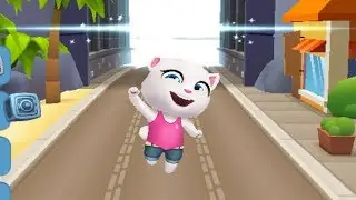 Talking Tom Gold Run - Talking Angela HD !