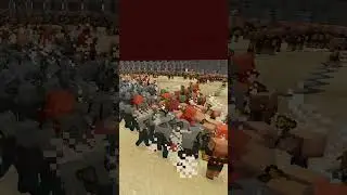 100 Brutes fight 100 Vindicators in Minecraft! Who’s going to win? #Minecraft #MFC #Gaming