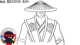 How To Draw Raiden #2 | Mortal Kombat