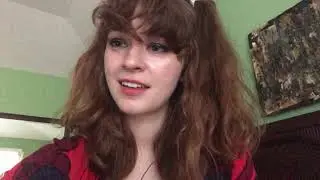 ASMR GF brushes negative feelings + thoughts away