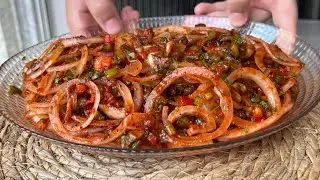 ☘️1 MİLYON İZLENEN O SOĞAN MEZE TARİFİM🥳