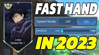 HOW TO BE FAST HAND IN JULIAN USING THIS SECRET SETTINGS IN 2023!! MLBB