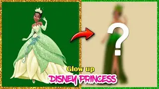 Transform Princess Tiana into Elegant lady | Disney World Glow Up | Cartoon art | Glamtoons