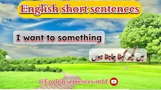 English Sentences with Urdu Translation for beginners || part 2