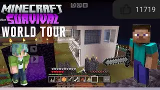 Minecraft Survival Series || Minecraft Survival World 🌍 Tour 🏃🏻🏃🏻 || #minecraft #minecrafthindi