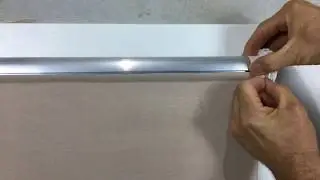 Repair Roller Blind Not Running Straight.