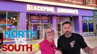 IS THE NORTH VS SOUTH ARCADE DIVIDE REAL?! - BLACKPOOL AMUSEMENTS ARCADE £30 CHALLENGE
