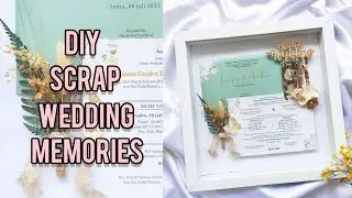 TUTORIAL MEMBUAT SCRAP WEDDING MEMORIES | POP UP FRAME UNDANGAN