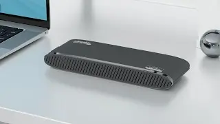 The Plugable USB 3.0 Dual Monitor Horizontal Docking Station (UD-3900H)