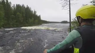 Koskisuppailua Neitikoskessa - River SUP in Neitikoski, Ruunaa, Finland