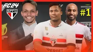 INÍCIO DO NOVO SÃO PAULO! Modo Carreira Realista EA FC24 - Parte 1