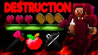The Best Texture Pack on CubeCraft | Destruction (32x) | part 1
